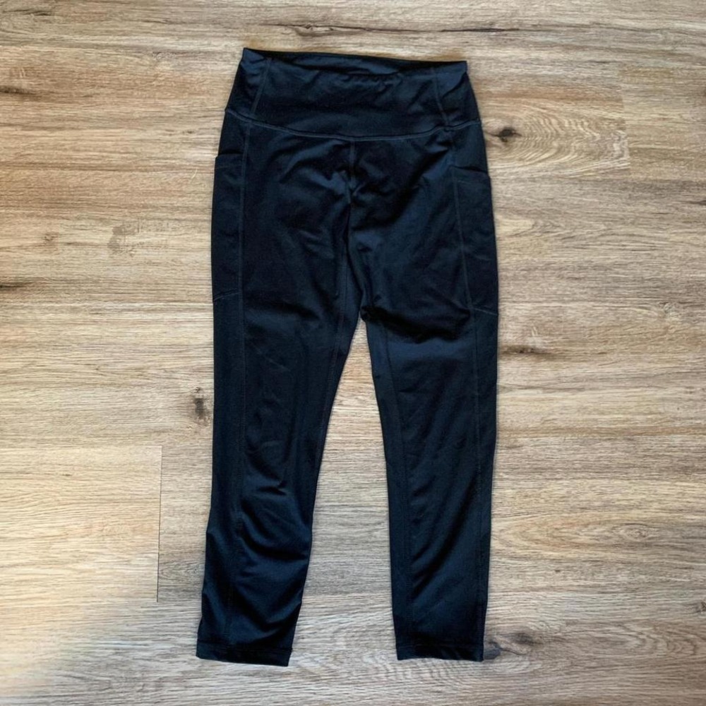 Zella athletic leggings yoga pilates pants in black - size‎ 8 womens